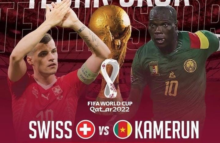 Prediksi Swiss vs Kamerun Piala Dunia 2022